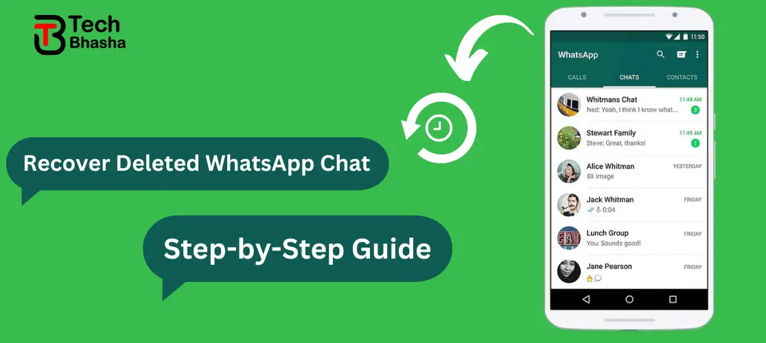 How to Recover WhatsApp chats
