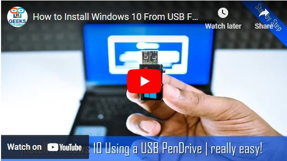 Video How to install Windows 10 from usb